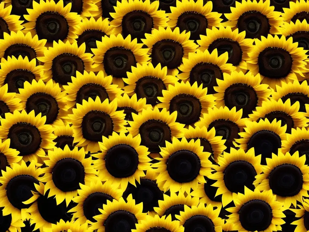 Campo de girasoles en detalle: Energías Alternativas Química Ambiental