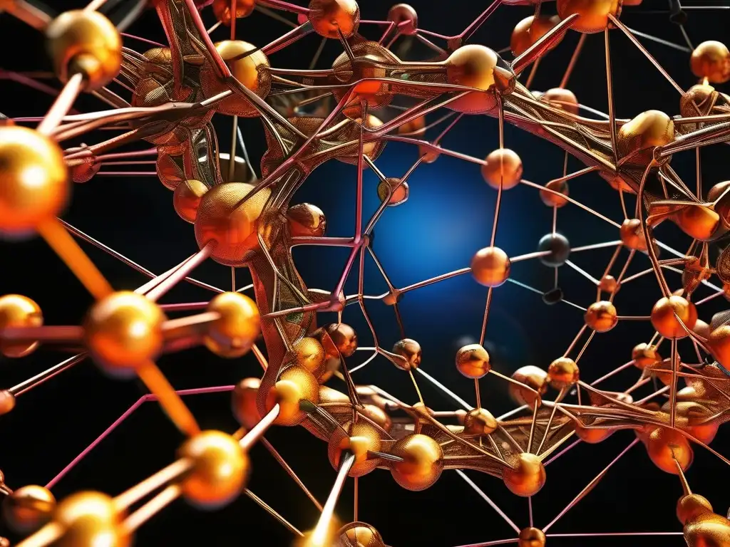 Importancia de la estructura química en la petroquímica: imagen detallada de compuesto petroquímico