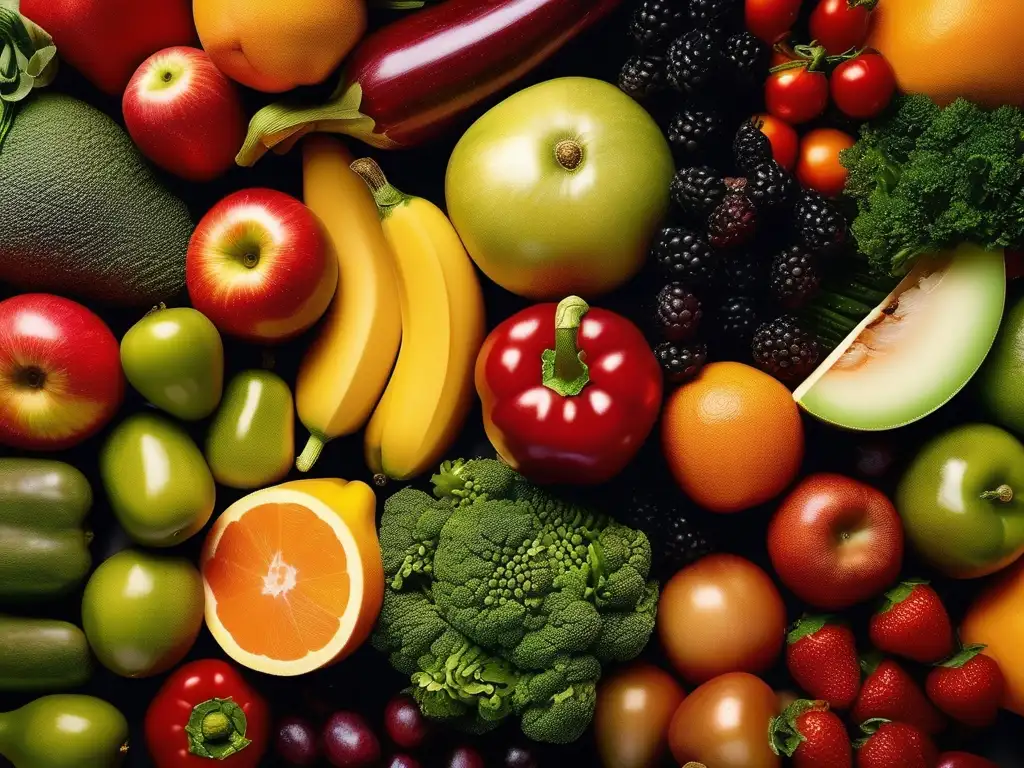 Assortment of fresh fruits and vegetables: Beneficios y usos de los nutracéuticos