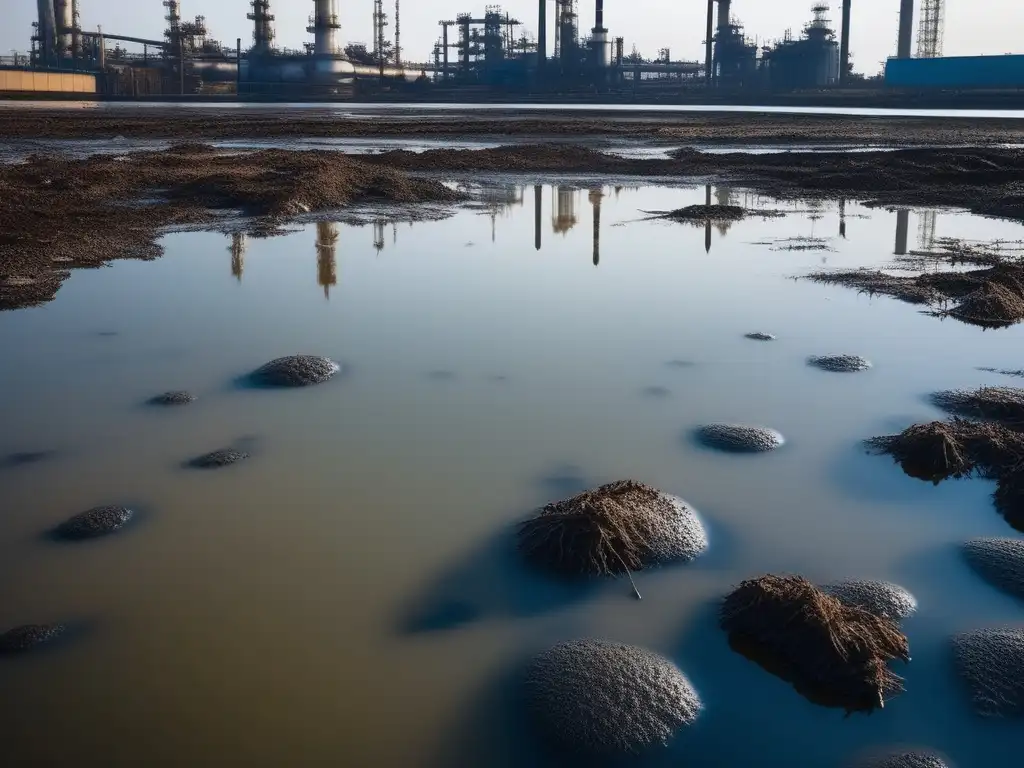 Impacto ambiental de la industria petroquímica: agua contaminada y devastación