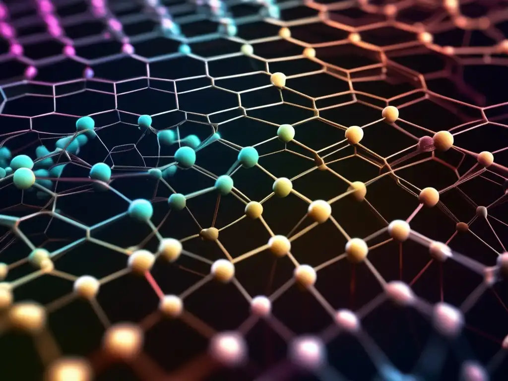 Impacto de Nanomateriales en Química Actual: Imagen detallada muestra estructura de nanomaterial con precisión