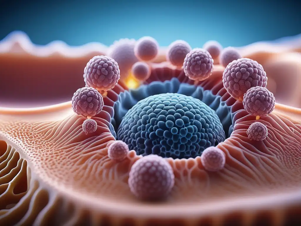 Impacto química en tratamiento del acné: Poro humano, estructura, bacterias, sebo, células muertas, interacciones moleculares