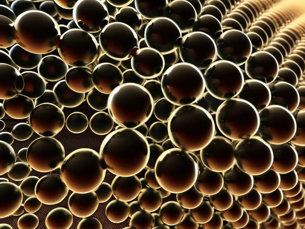 Imagen de superficie de electrodo en reacción electroquímica con metal ions formando clusters metálicos