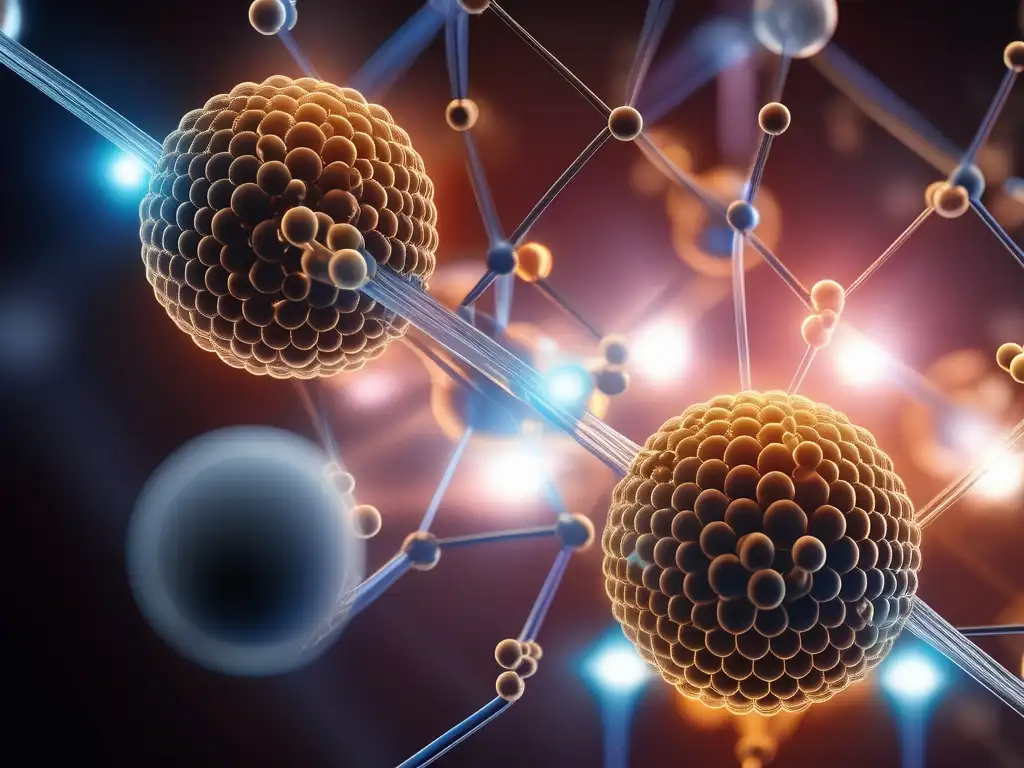 Importancia de enlaces químicos en farmacología: Detalle impresionante de un enlace químico, mostrando electrones y formación de enlace