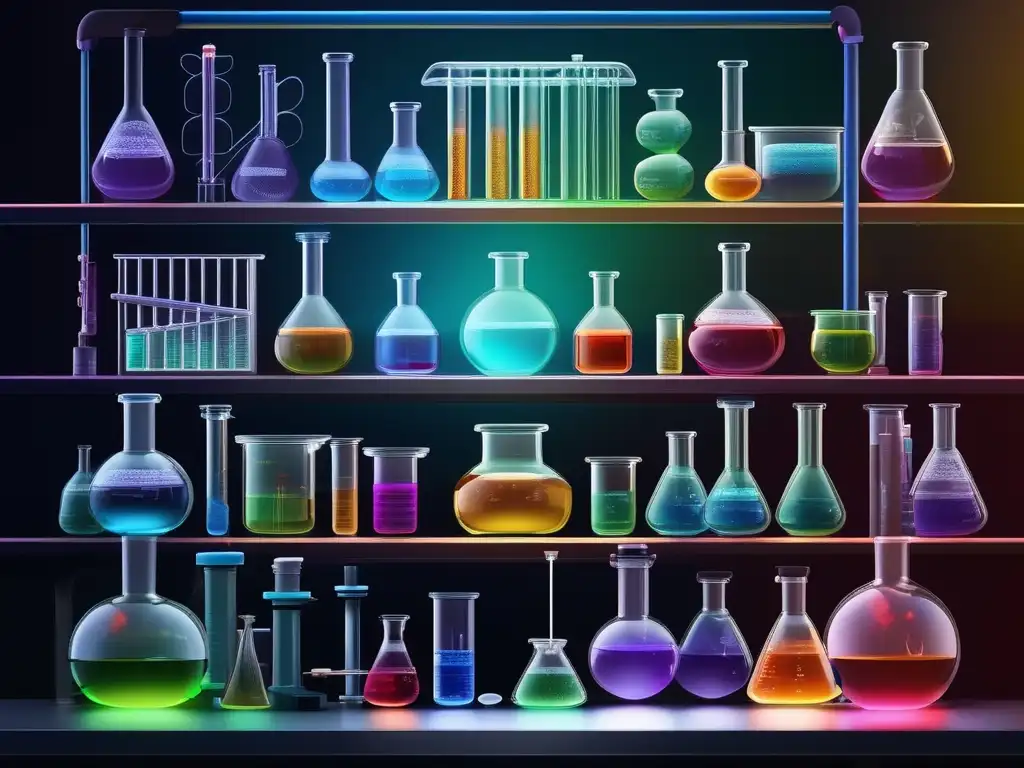 Beneficios de estudiar Química: Imagen detallada de un laboratorio con equipo científico organizado