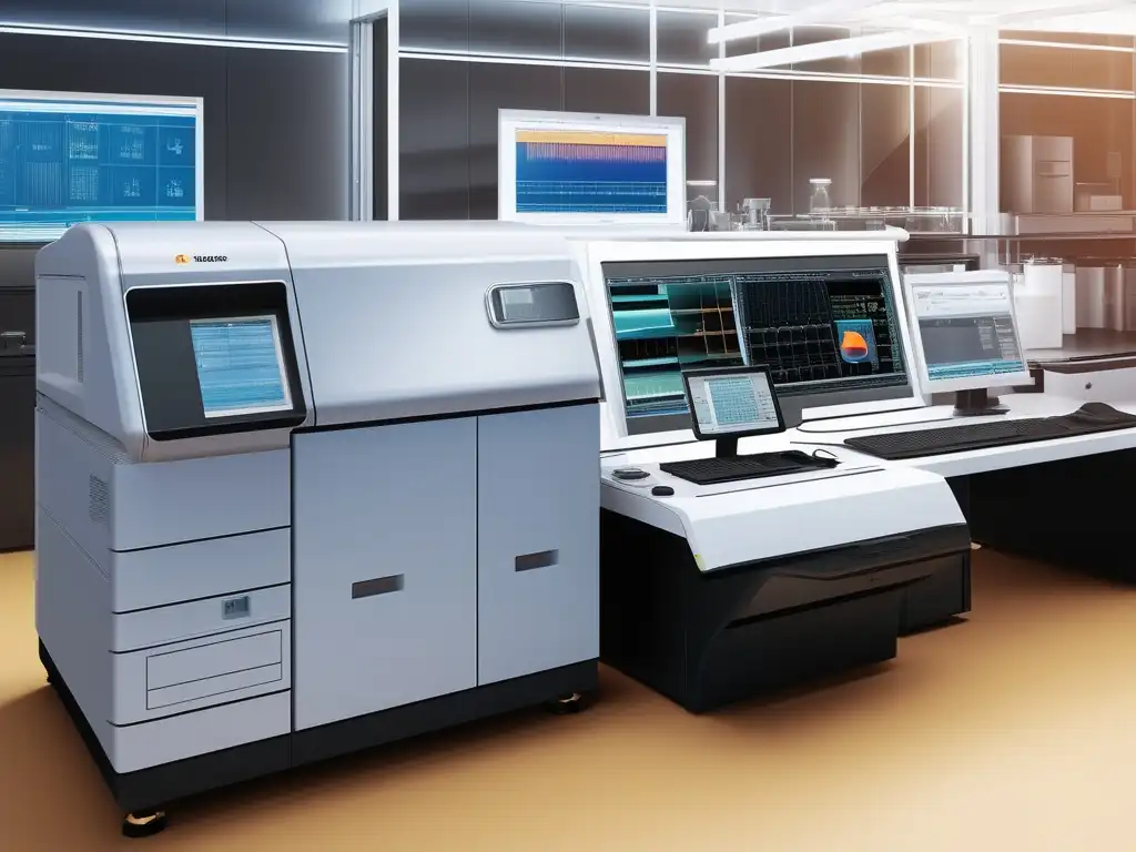 Avances en espectroscopia de dispersión de energía química en un laboratorio científico