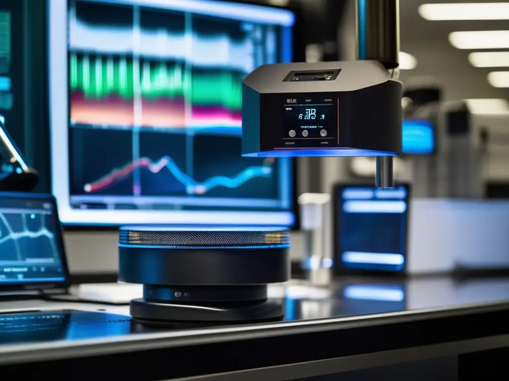 Espectroscopia petroquímica: Avances en análisis químico con instrumento de alta tecnología y detalles precisos