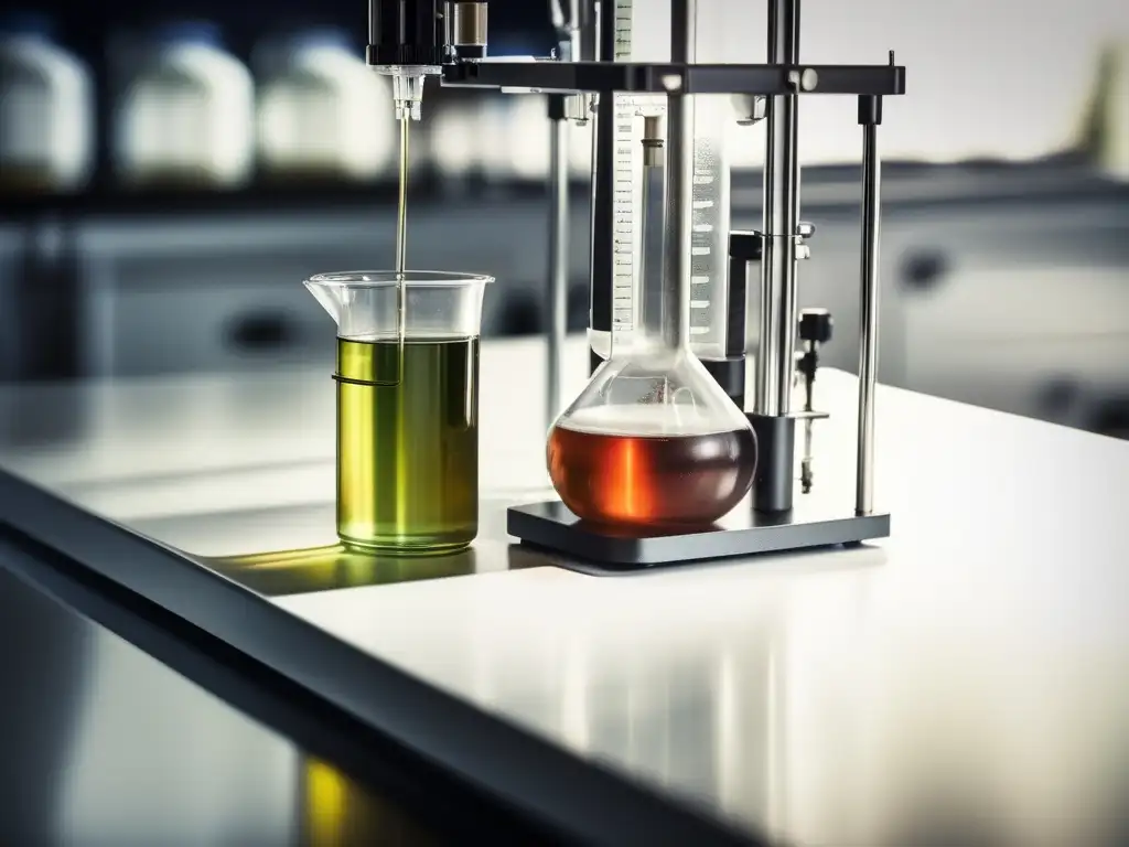 Desentrañando Secretos de la Química: Cromatografía casera - Proceso científico con colores vibrantes