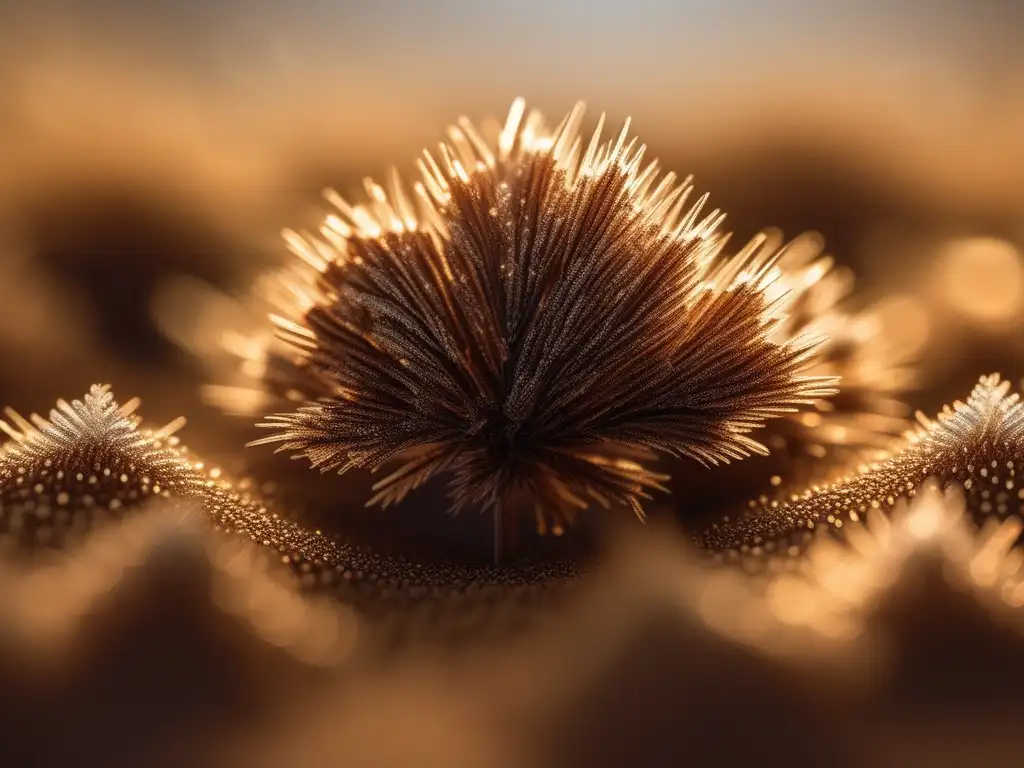 Impacto síntesis amoniaco en agricultura: Macro imagen realista muestra belleza y estructura cristalina de grano fertilizante, reflejos y colores