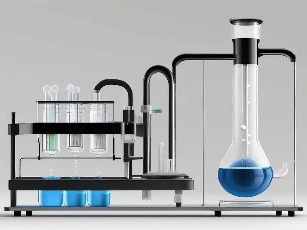 Técnicas de separación química avanzadas en laboratorio de extracción líquido-líquido