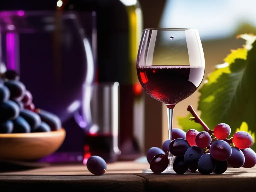 Beneficios de la química en la elaboración del vino: imagen cautivadora de la conexión entre química y arte