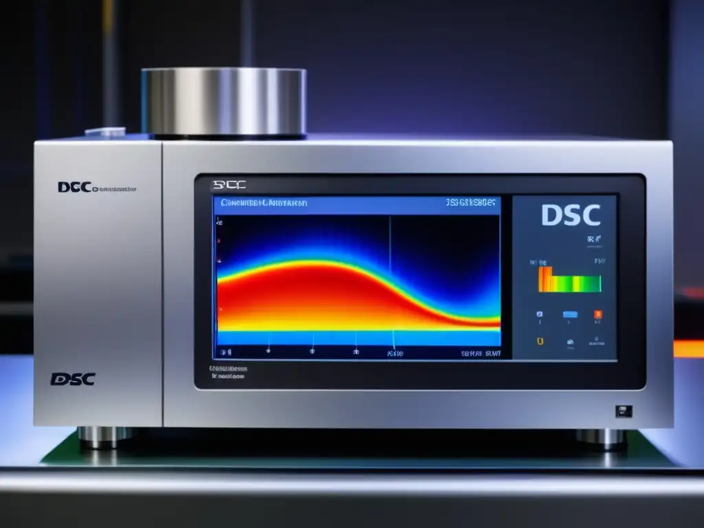 Importancia del análisis térmico en química: Detallada imagen de un DSC mostrando el proceso de análisis térmico y su relevancia científica