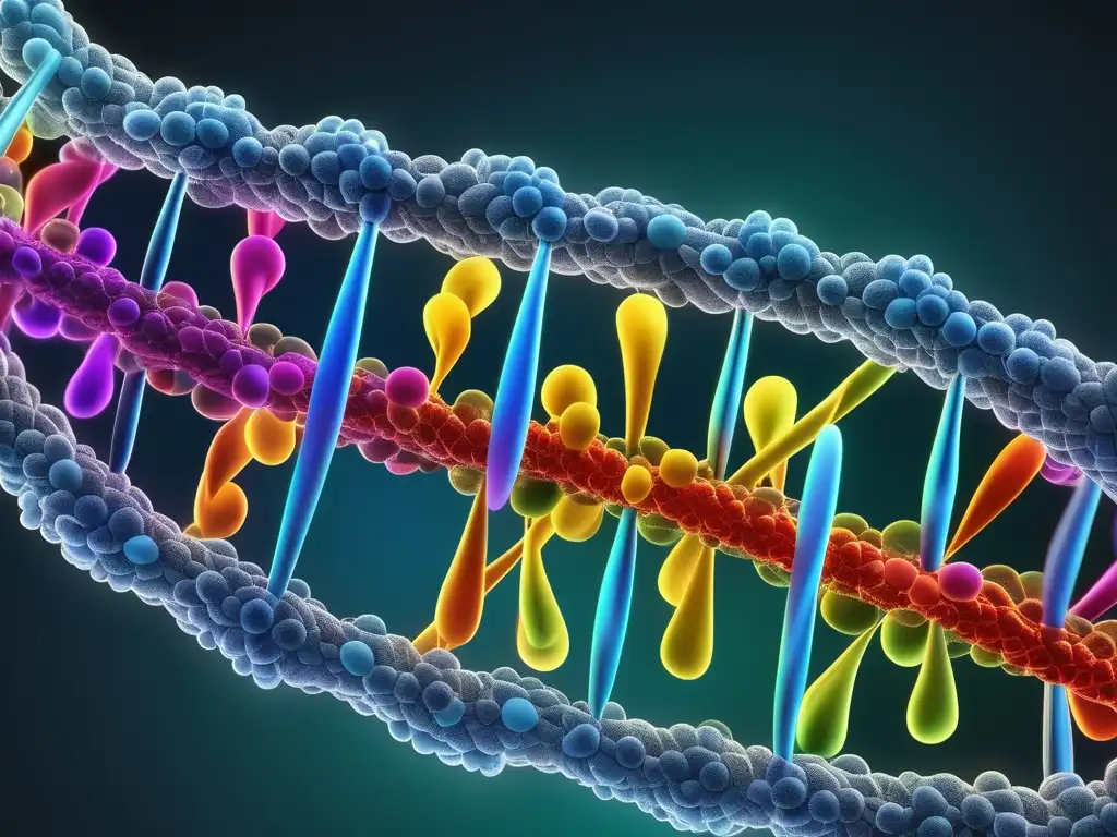 Estructura sorprendente ácidos nucleicos en detalle