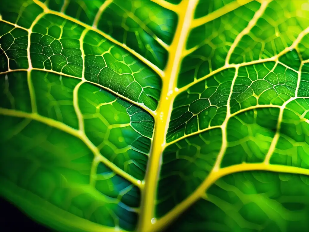 Hoja verde en detalle: Importancia de la química verde