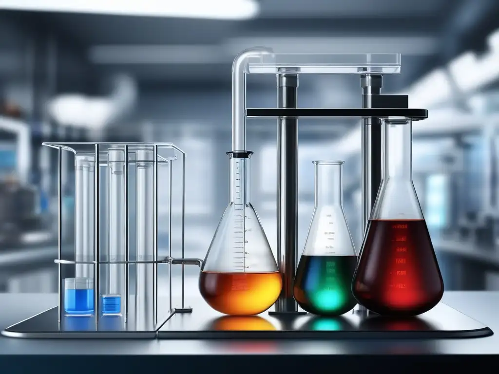 Proceso de extracción líquidolíquido farmacéutico en imagen detallada