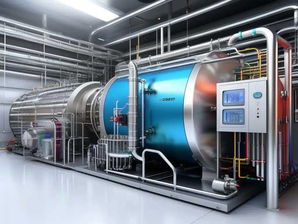 Autoclaves: revolución en laboratorios químicos - Imagen ultradetallada y fotorealista del interior de un autoclave de última generación