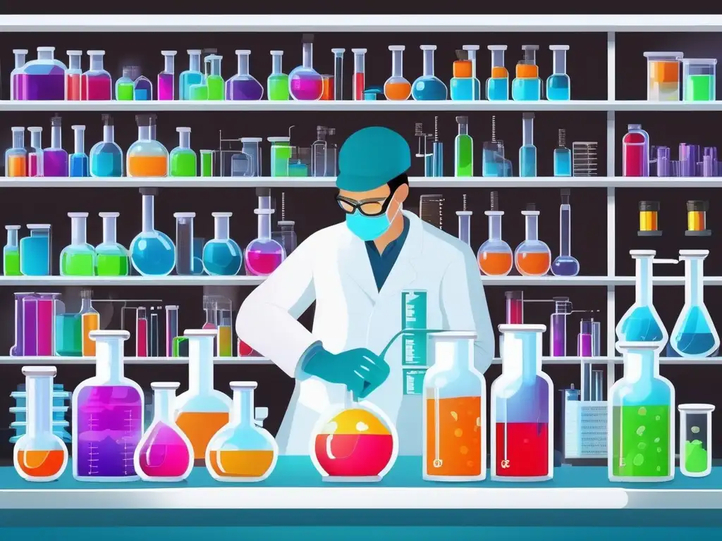 Proceso químico en laboratorio: Importancia de la química en cosméticos