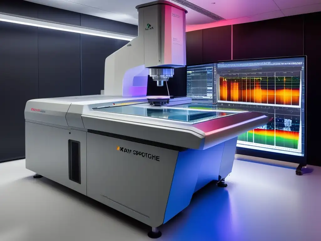 Espectroscopia de Rayos X: Máquina moderna y precisa revela composición de materiales