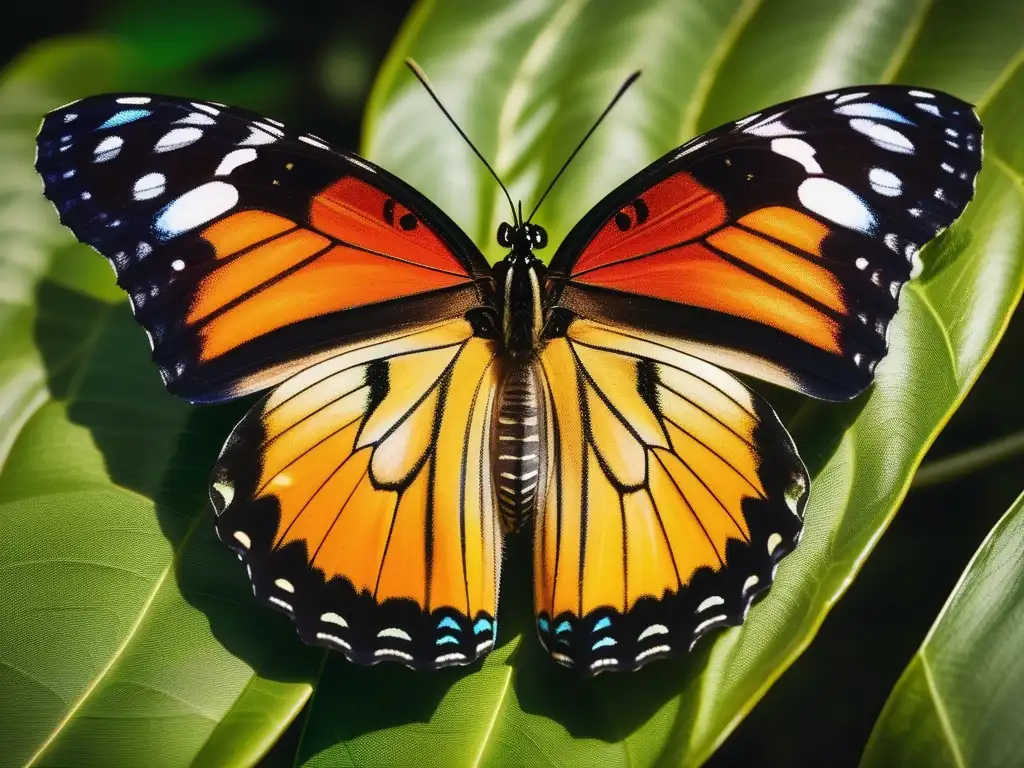 Mariposa en hoja verde: Impactos de la Química Atmosférica en la vida silvestre