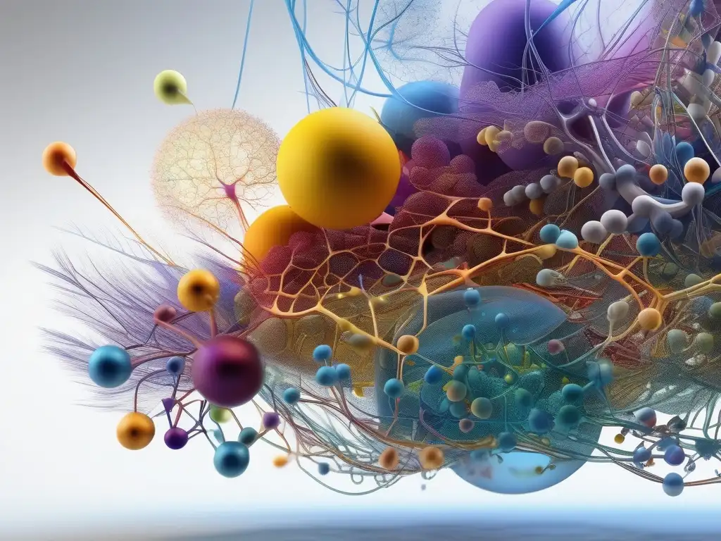 Importancia rutas metabólicas carbohidratos: imagen detallada muestra complejidad y belleza procesos metabólicos