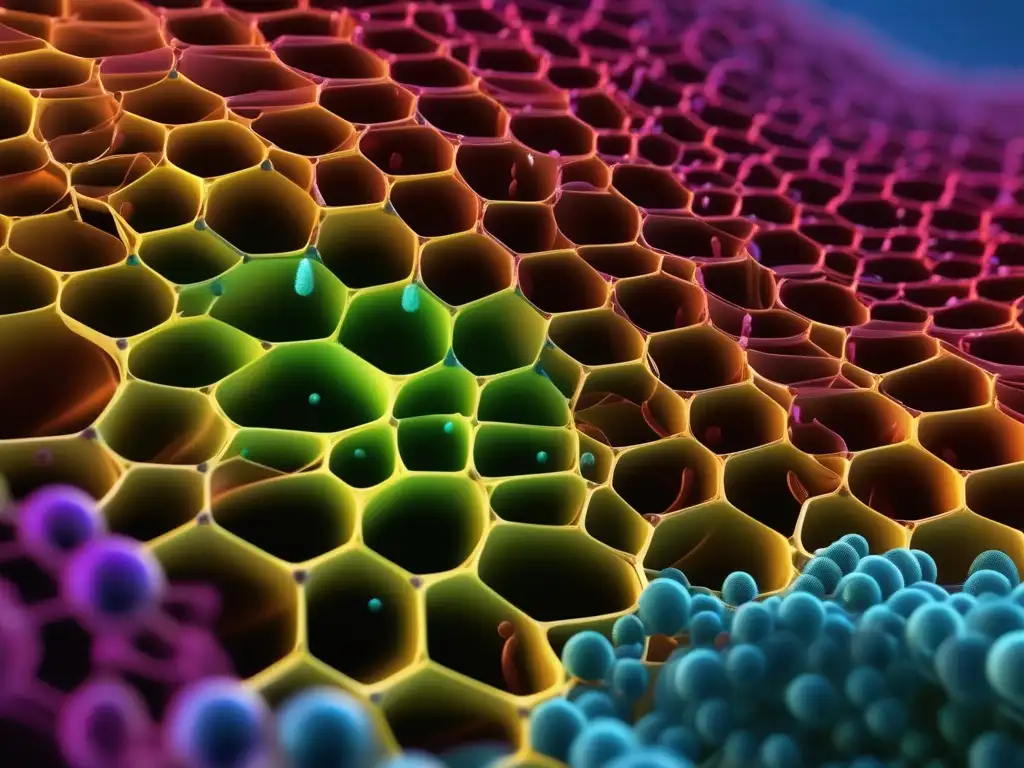 Microquímica: Exploración profunda y descubrimientos en un microcosmos de colores y estructuras vibrantes