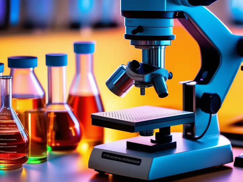 Microscopio en laboratorio: Descubrimientos y logros en la carrera de química