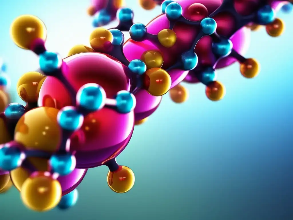 Descubrimientos sobre gases nobles modernos: imagen de molécula de gas noble en macrofotografía