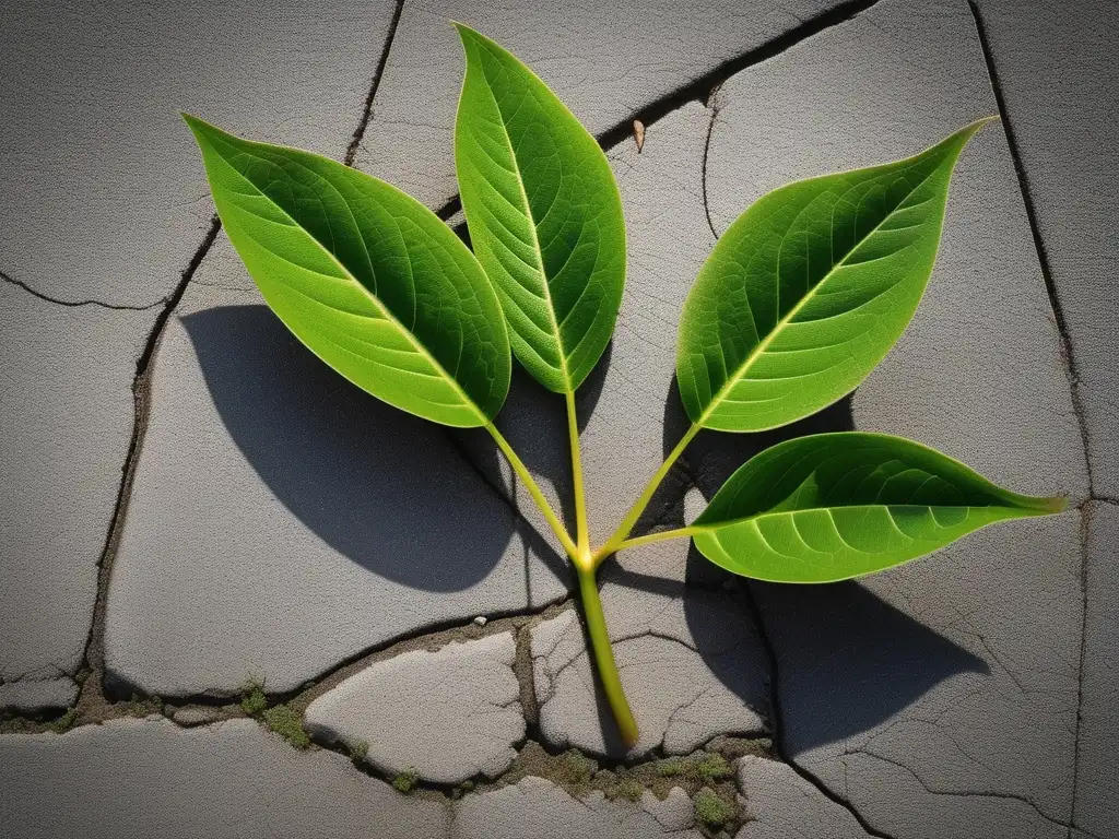 Innovaciones en química verde: planta vibrante en concreto industrial