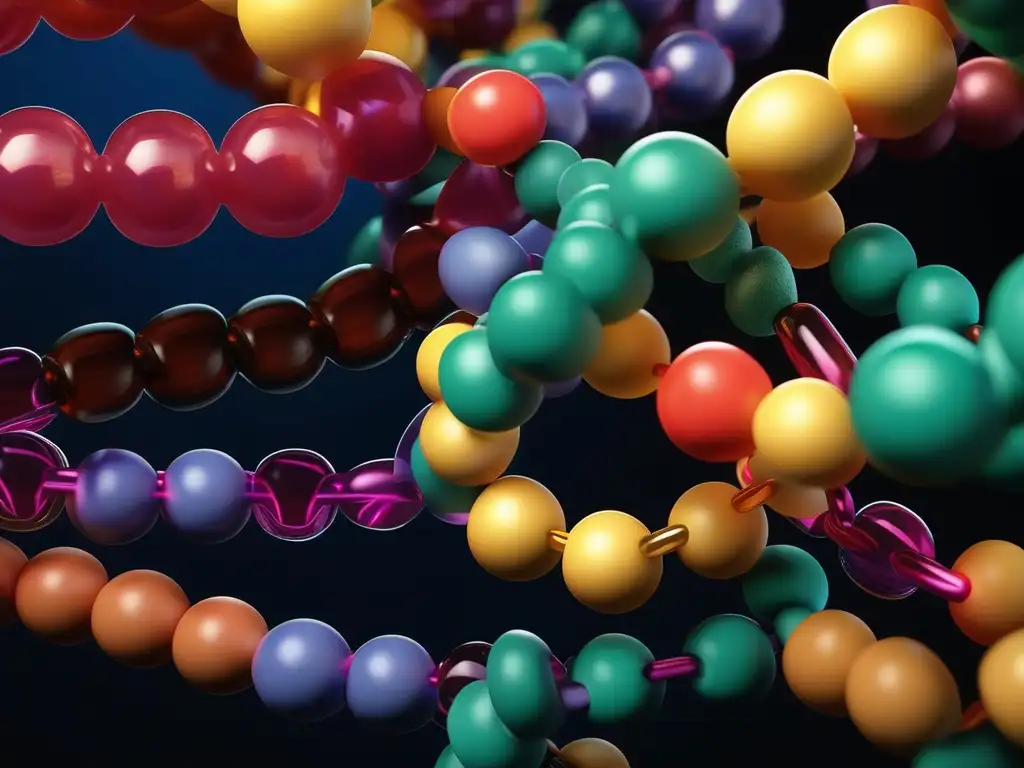 Estructura molecular de polímeros sintéticos biodegradables (110 caracteres)