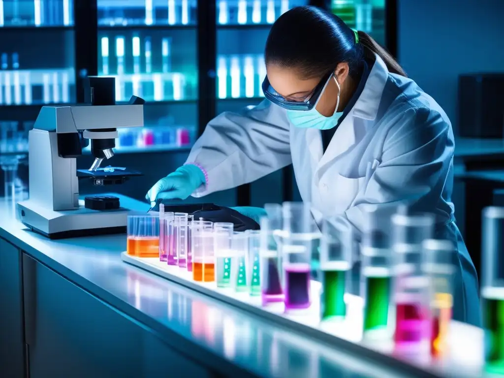 Preparación precisa de muestra para espectroscopia de fluorescencia en petroquímica