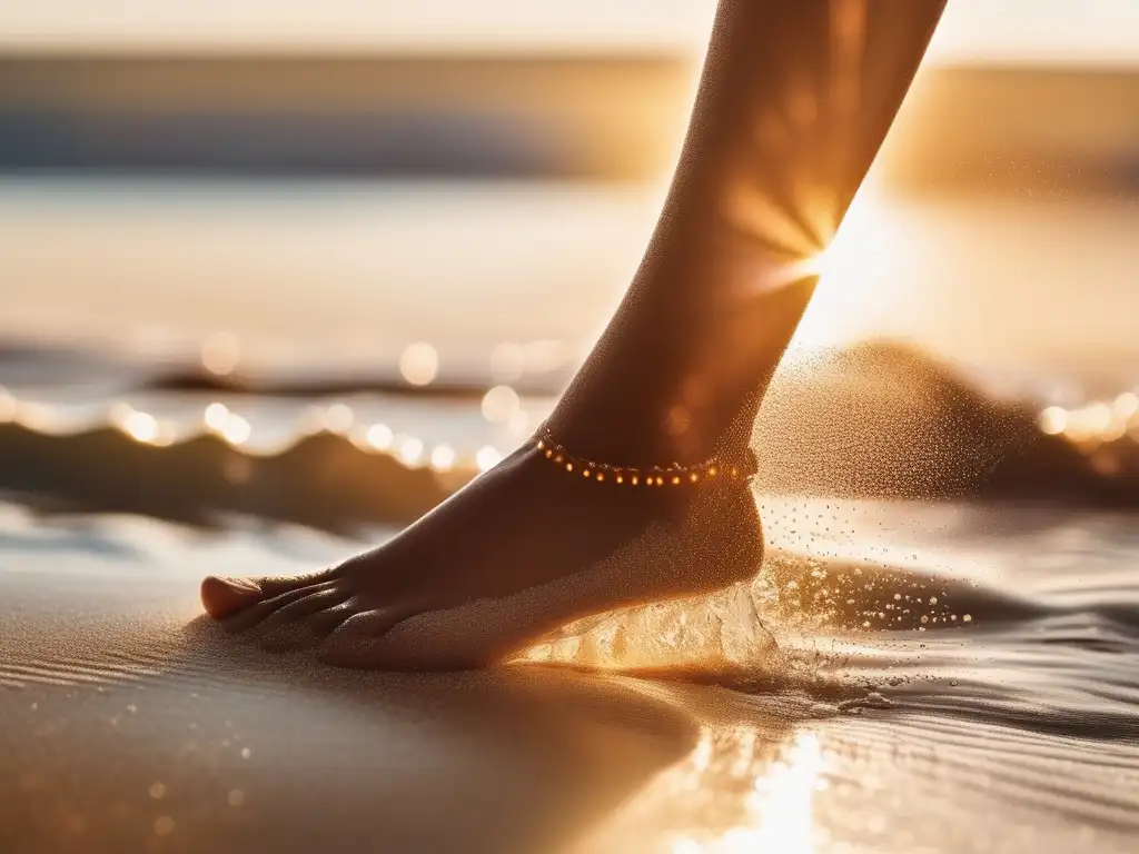 Impacto de protectores solares en la química: playa soleada, mano con protector, arena blanca, mar azul