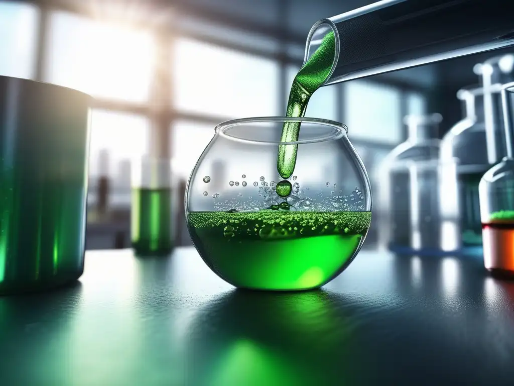 Química ambiental: reacción química en laboratorio con energías alternativas