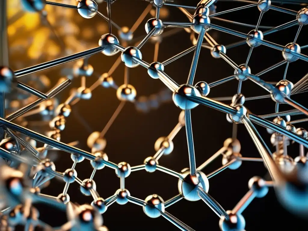 Estructura cristalina detallada de un compuesto de coordinación en Química Inorgánica