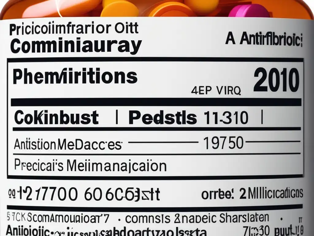 Riesgos de combinar antibióticos y antiinflamatorios: peligroso frasco de medicamentos