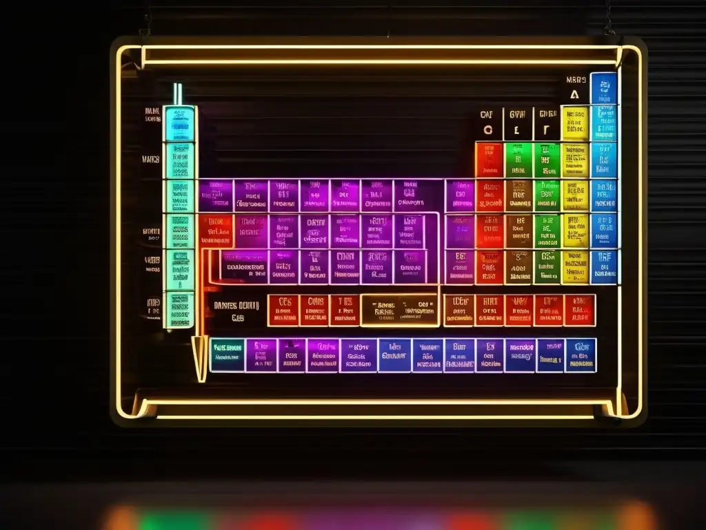 Descubrimientos de gases nobles modernos en imagen de neón