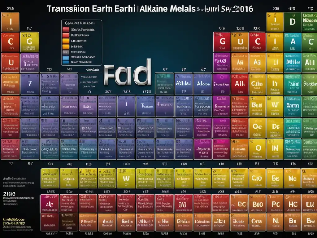 Tabla Periódica simplificada para principiantes - Elementos, grupos, colores y detalles en una imagen detallada