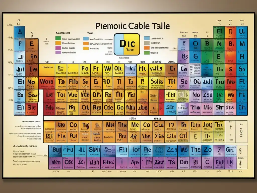 Importancia de la tabla periódica: Organización y detalle de elementos químicos