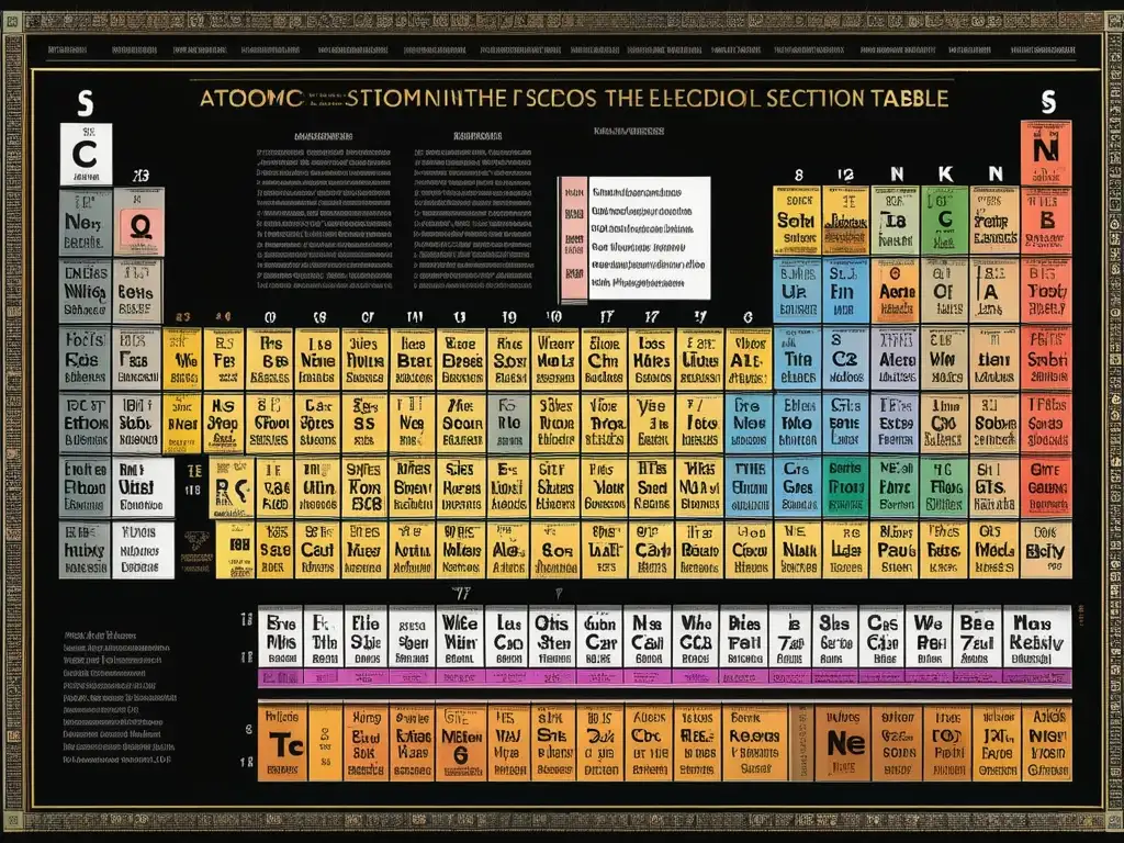 Impacto de la tabla periódica en la química: elementos, patrones y detalles