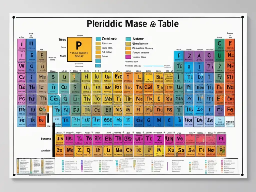 Impacto de la tabla periódica en la química: detallada imagen que destaca los elementos y su disposición