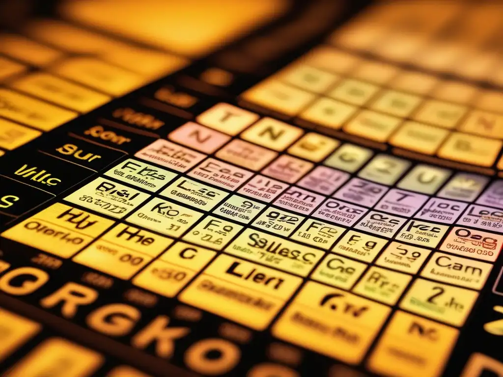 Tabla periódica: Impacto en química moderna